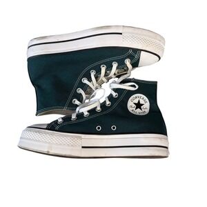 Converse Chuck Taylor All Star Lift Hi Midnight Turquoise Platform A14510F  
W 9